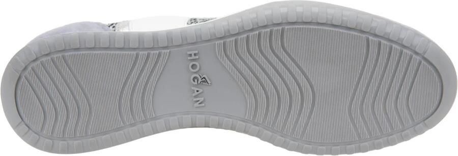 Hogan Glitter Sneakers met Suède Details