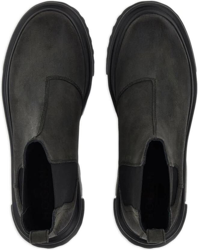 Hogan Grijze Suède Chelsea Boots