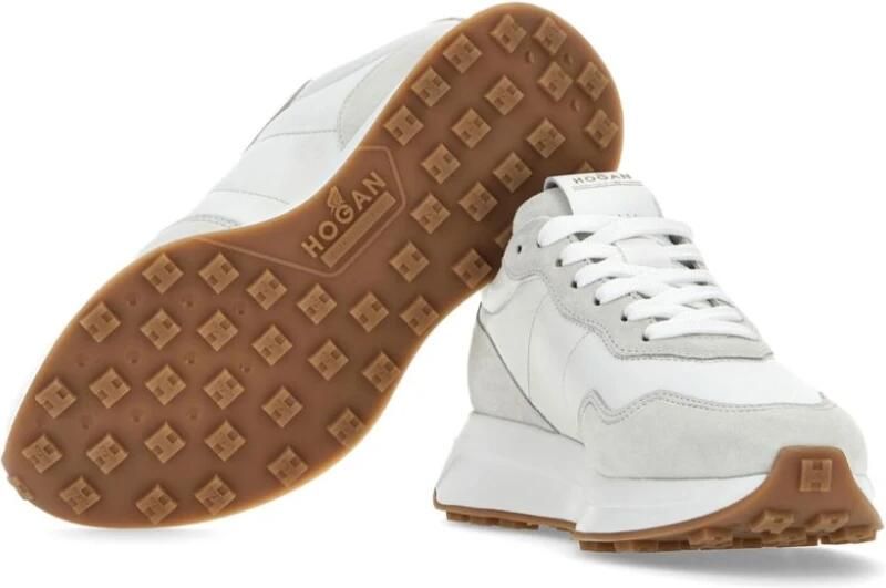 Hogan Low-Top Sneakers Padded Ankle Sneakers In Grey Suede in wit - Foto 4
