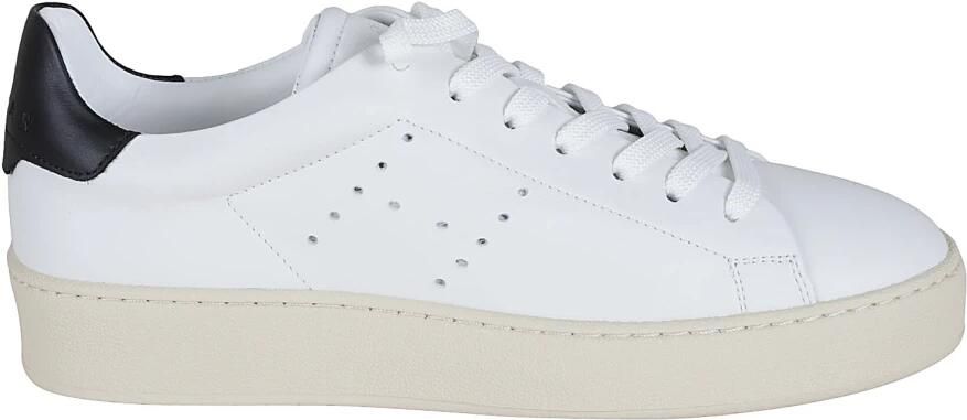 Hogan Witte leren sneakers met iconisch logo