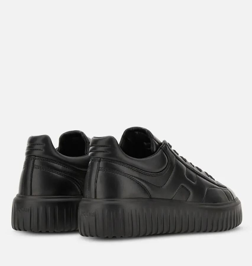Hogan Iconische Leren Sneakers voor Mannen Black Heren