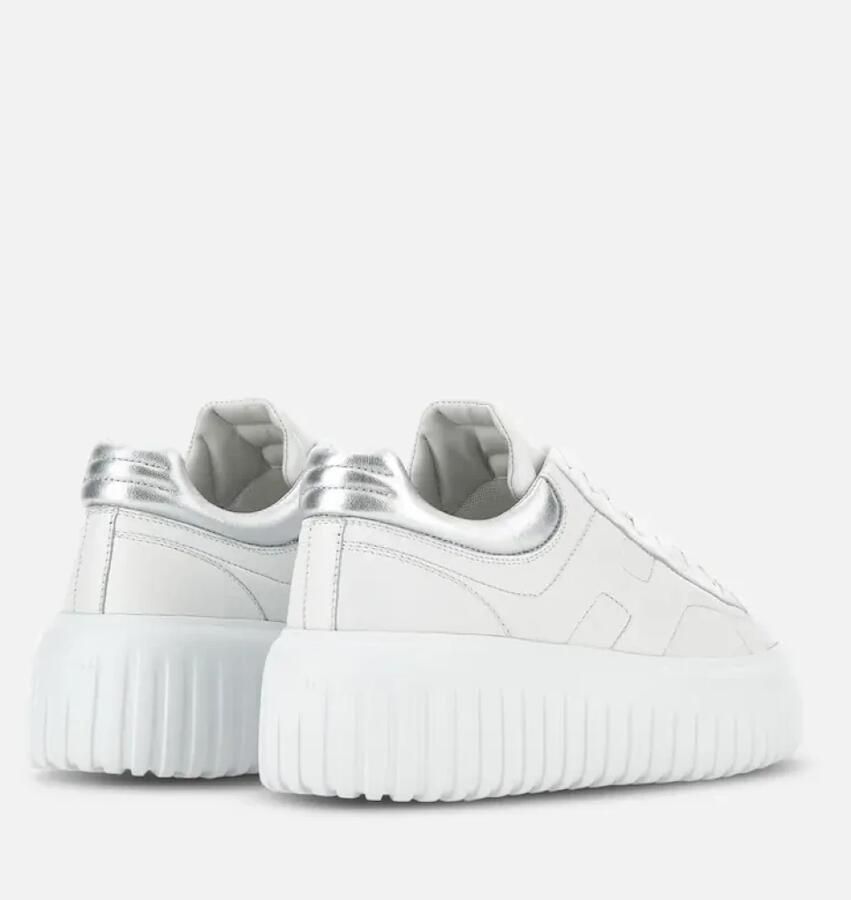 Hogan Witte Leren Gestreepte Sneakers - Foto 2