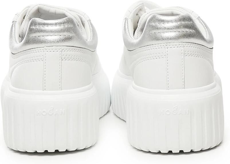 Hogan Witte Leren Gestreepte Sneakers - Foto 3