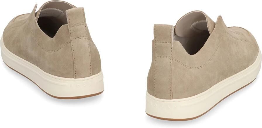 Hogan Instapmodel Kalf Sneakers Beige Heren
