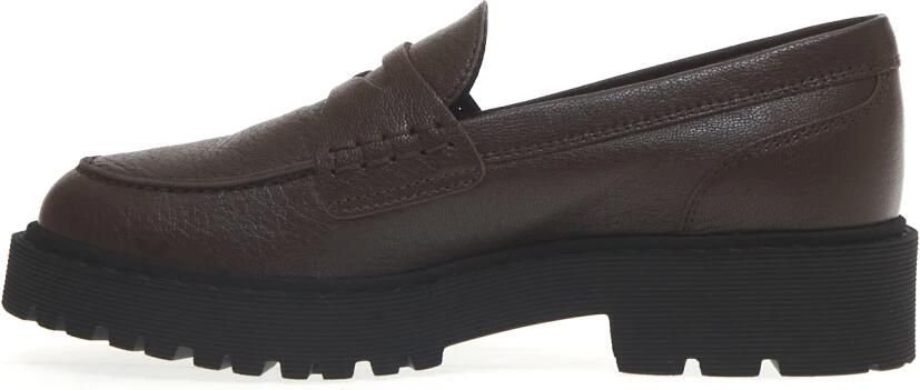 Hogan Bruin leren Loafer schoenen - Foto 3