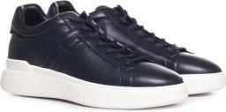 Hogan Blauwe platte schoenen met glanzend nappa lederen bovenwerk Blauw Heren