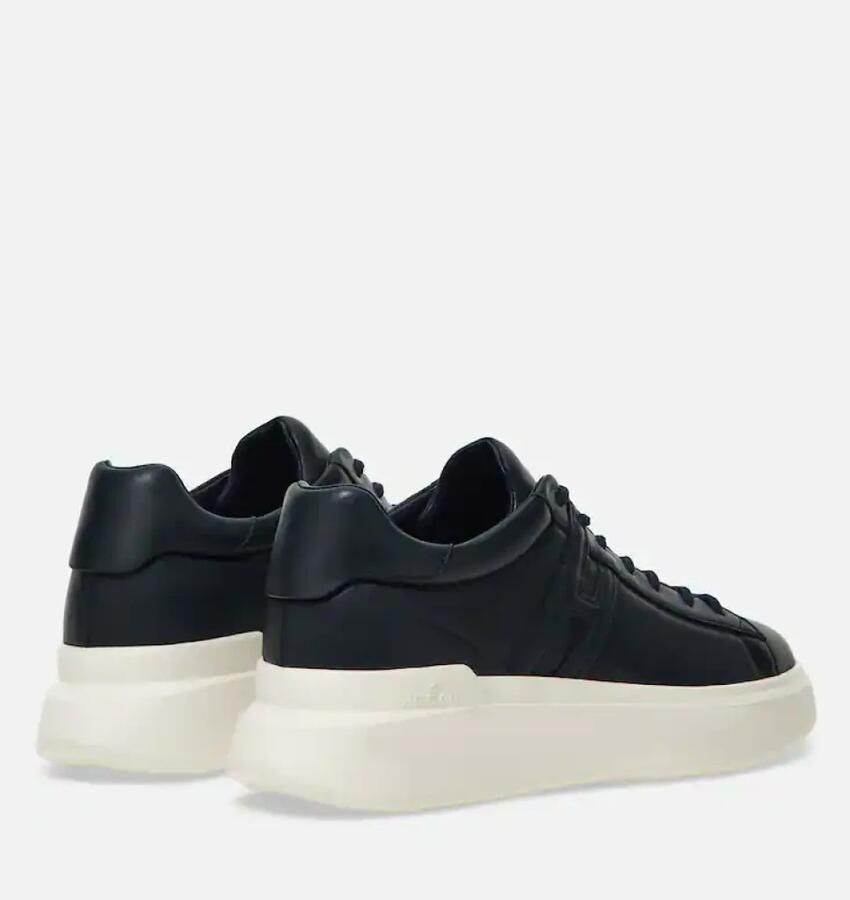 Hogan Blauwe platte schoenen met glanzend nappa lederen bovenwerk Blauw Heren - Foto 2