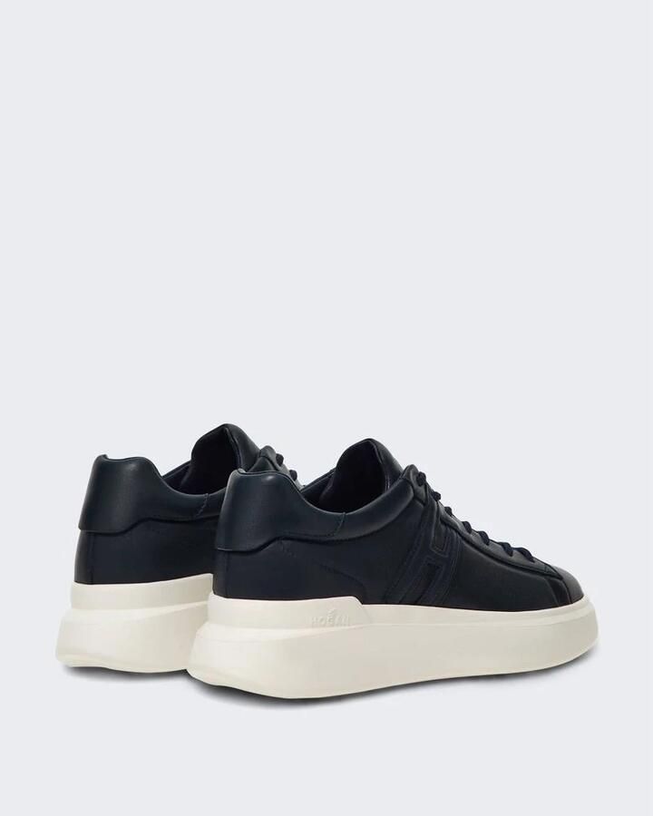 Hogan Blauwe platte schoenen met glanzend nappa lederen bovenwerk Blauw Heren - Foto 9