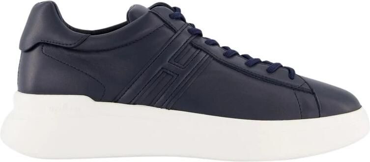 Hogan Blauwe platte schoenen met glanzend nappa lederen bovenwerk Blauw Heren - Foto 12