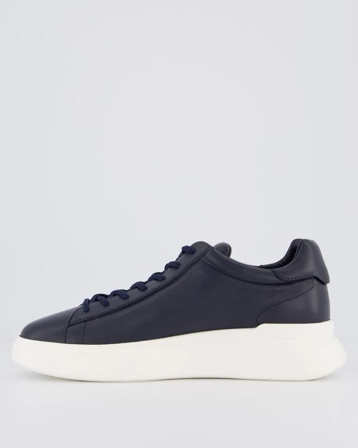 Hogan Blauwe platte schoenen met glanzend nappa lederen bovenwerk Blauw Heren - Foto 4