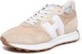Hogan Italiaanse Stijlvolle Veterschoenen - Beige