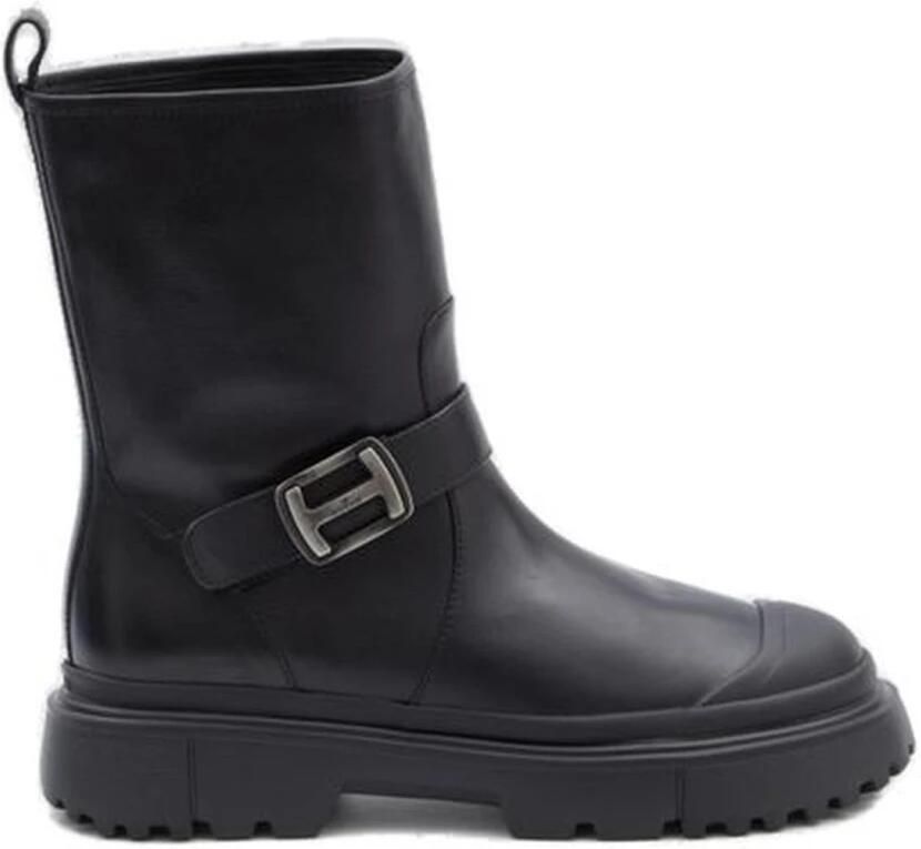 Hogan H619 Leren Combat Boots