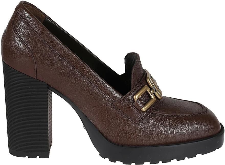Hogan H623 Logo-Plaque Loafer Pumps