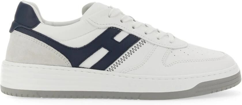 Hogan Italiaanse Leren Sneakers voor Heren White Heren - Foto 2