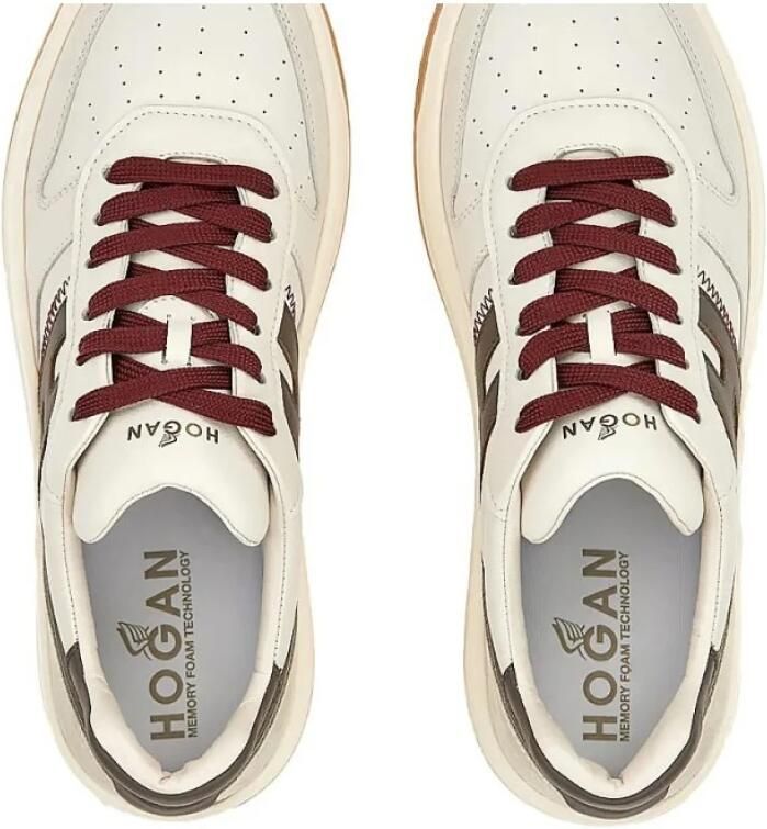 Hogan Nappa Leren Sneakers met Memory Foam Multicolor Heren