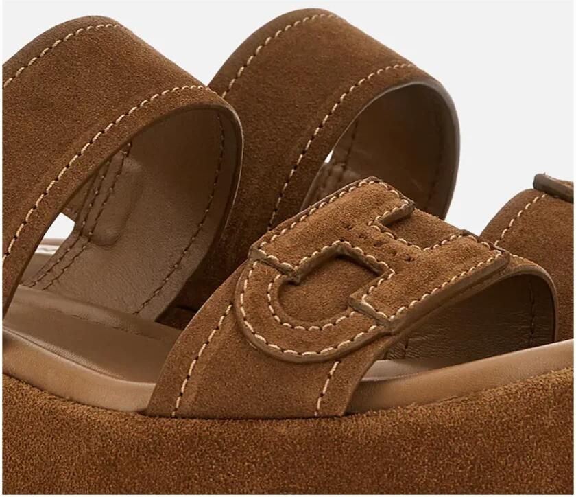 Hogan H703 Suede Platform Sandal - Foto 2