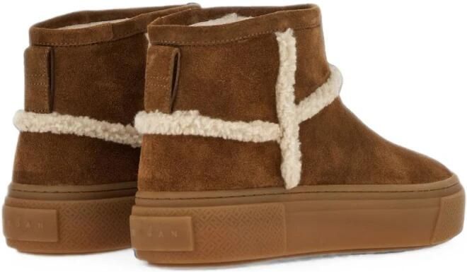 Hogan H705 Enkelboots met schapenvachtrand - Foto 4