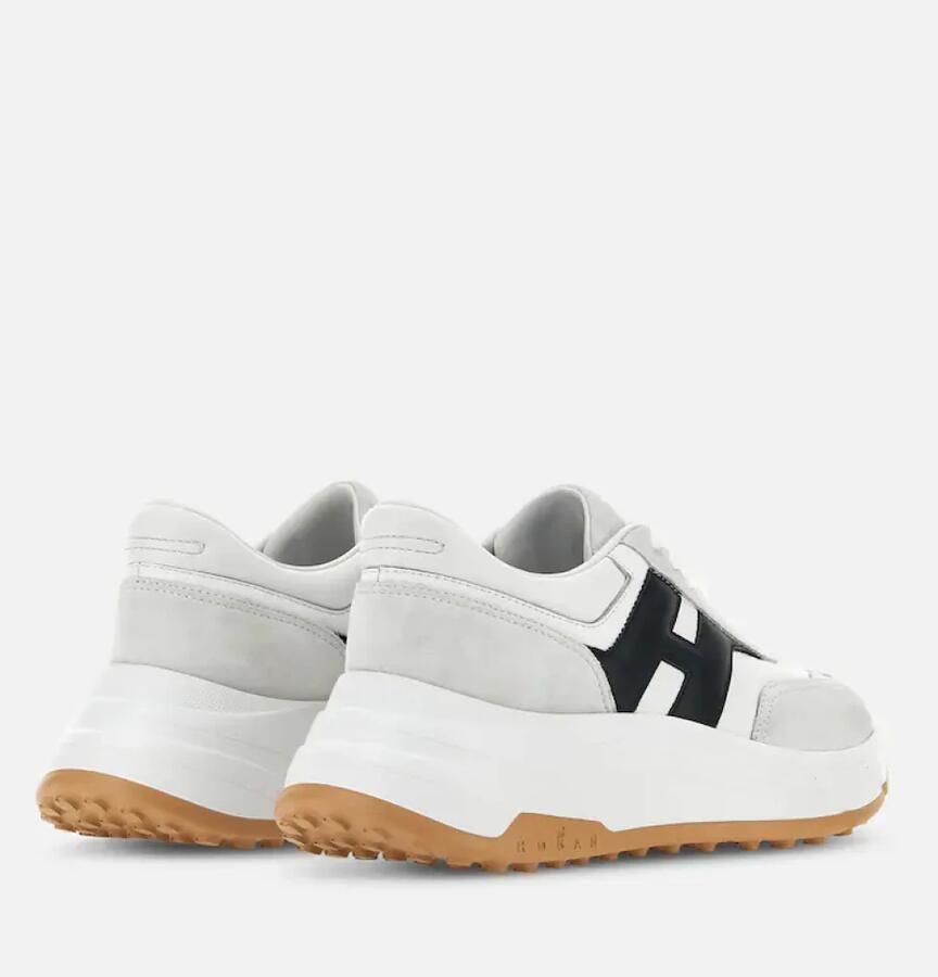 Hogan Sneaker van leer met suède details - Foto 2