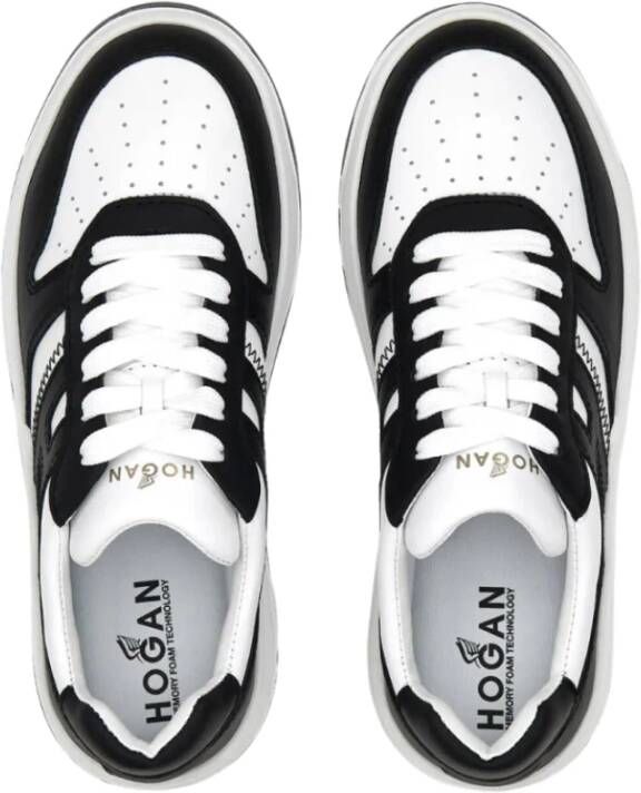 Hogan Hoge Top Sneakers met Retro Vibes White Heren - Foto 3