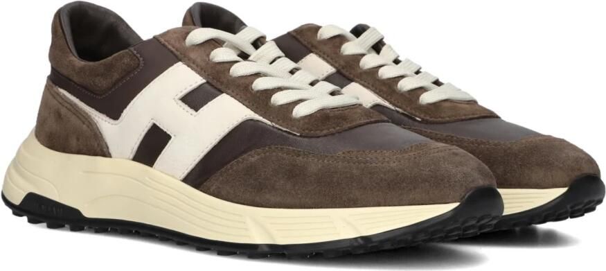 HOGAN Lage Sneakers Heren Hyperlight Allac Nuova H Maat: 44 Materiaal: Suède Kleur: Bruin - Foto 2
