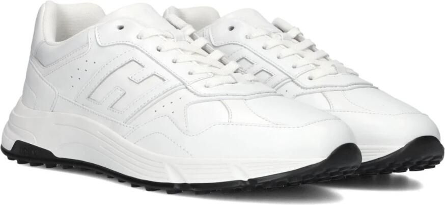 HOGAN Lage Sneakers Heren Hyperlight Alliciato Maat: 44 5 Materiaal: Leer Kleur: Wit