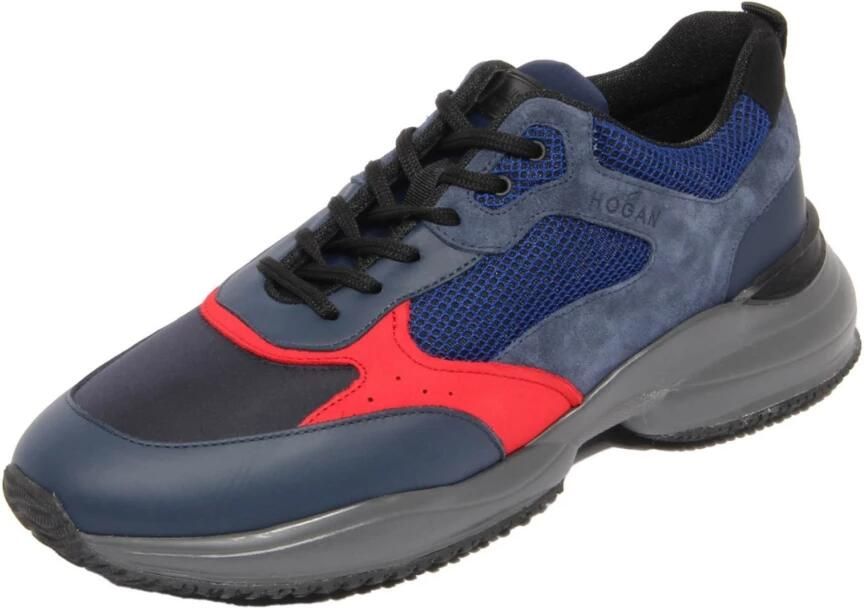 Hogan Leder Stof Interactie Schoenen met Memory Foam