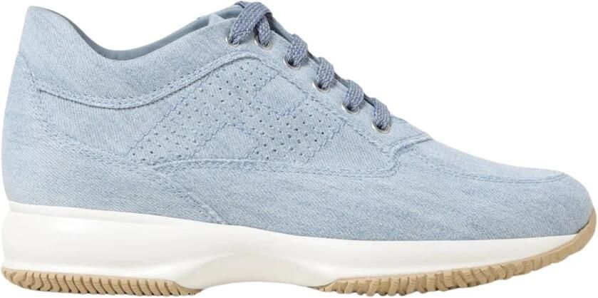 Hogan Interactive Denim Sneakers