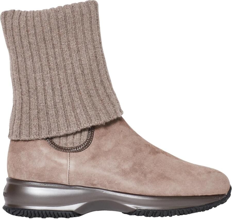 Hogan Interactive suède enkellaarsjes