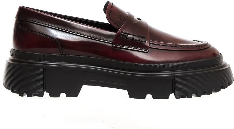 Hogan Leather Tank Moccasin