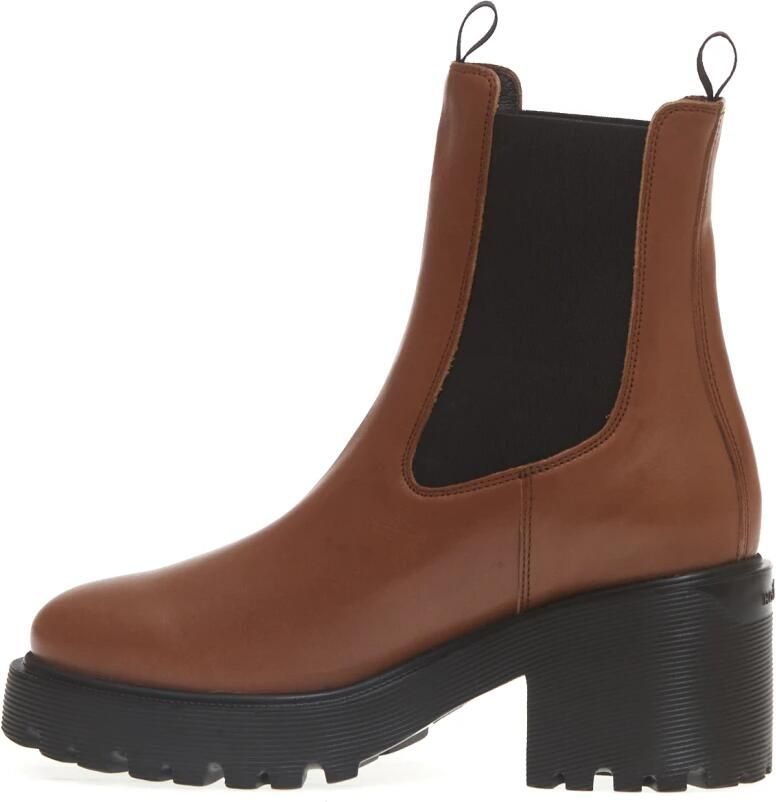 Hogan Leren laars met hak van 50 mm - Foto 2