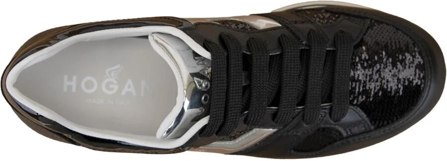 Hogan Leren Paillet Sneakers Vrouwen Vetersluiting - Foto 4