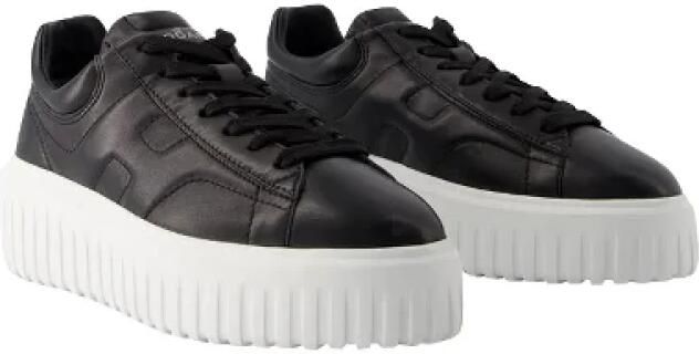 Hogan Allacciato Sneakers in Noir Nero Zwart Dames - Foto 3