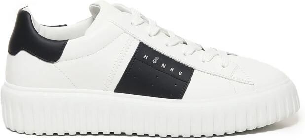 Hogan Leren Sneakers met Rivet Details