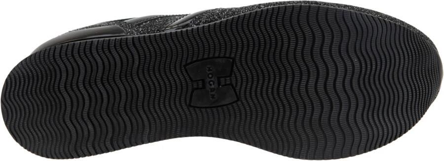 Hogan Leren Veterschoen Glitter Sneakers Vrouwen