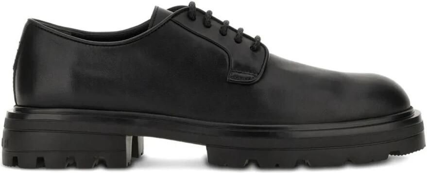 Hogan Leren Veterschoenen met Grove Zool