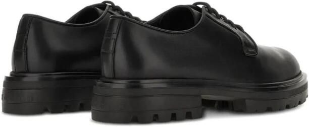 Hogan Leren Veterschoenen met Grove Zool - Foto 2