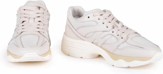 Hogan Leren Vetersneakers met Stansdetails - Foto 2