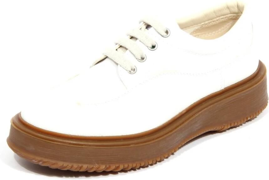 Hogan Onetraditionele witte veterschoenen
