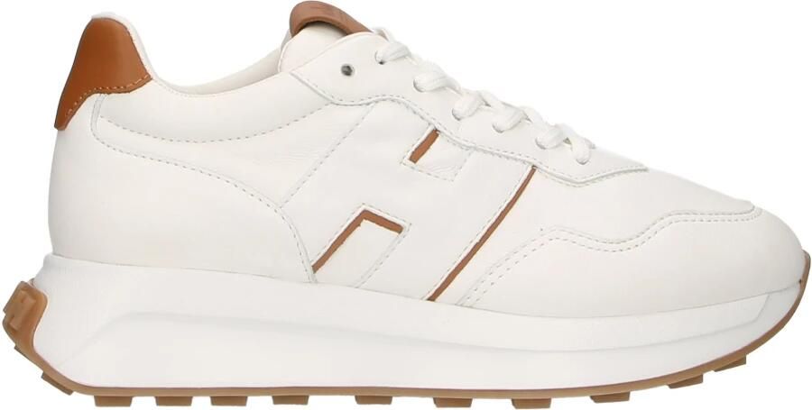 Hogan Pelle Sneaker met H Patch