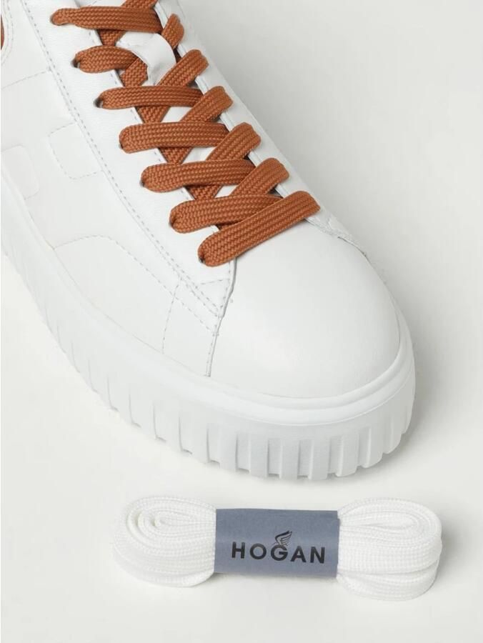 Hogan Low-Top Sneakers Sneaker H-Stripes wit in wit