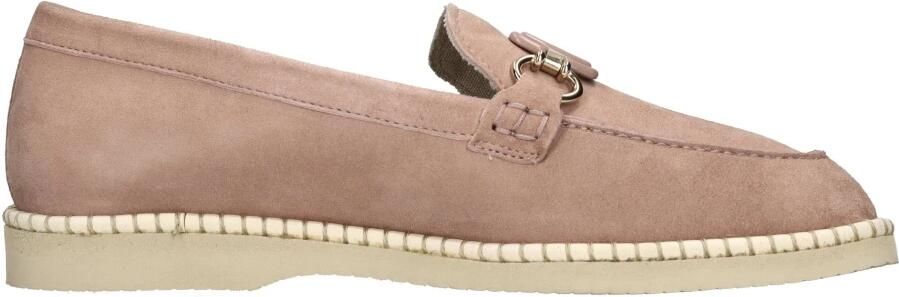 Hogan Suède Loafer met Chrome Steel Logo