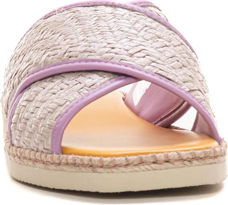 Hogan Rafia Gekruiste Banden Sandalen