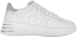 HOGAN Lage Sneakers Dames Rebel H564 Allacciato Leer Wit