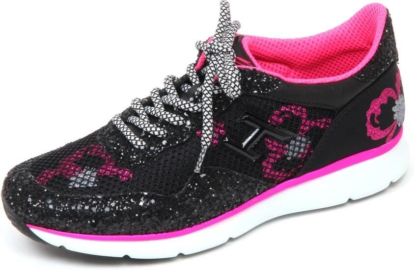 Hogan Roze Glitter Mesh Schoen