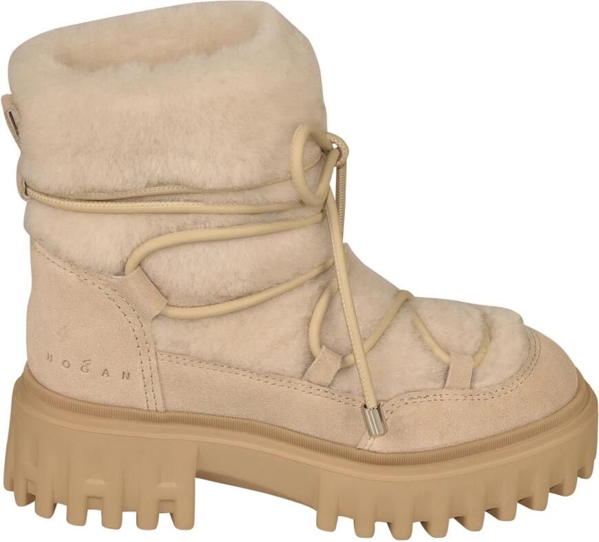 Hogan Shearling-Trim Boots - Foto 2