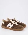 HOGAN Lage Sneakers Dames Cool Allacciato H Suède Bruin - Bruin