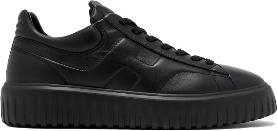 Hogan Iconische Leren Sneakers voor Mannen Black Heren