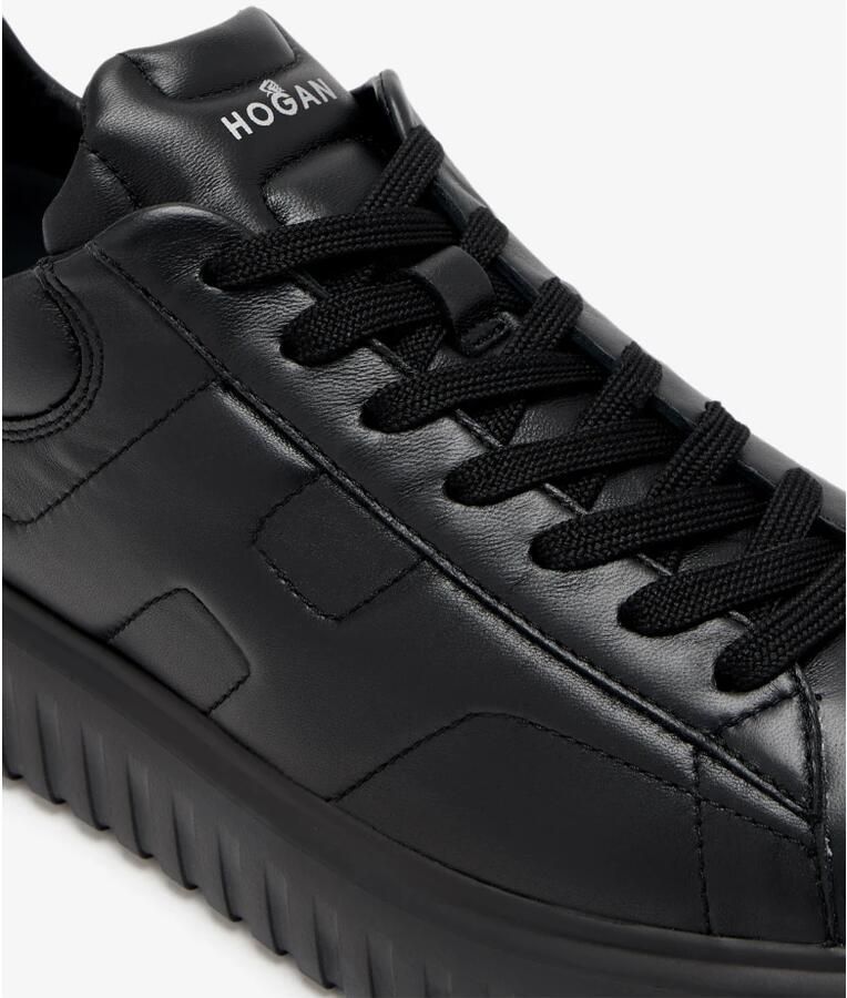 Hogan Iconische Leren Sneakers voor Mannen Black Heren - Foto 3