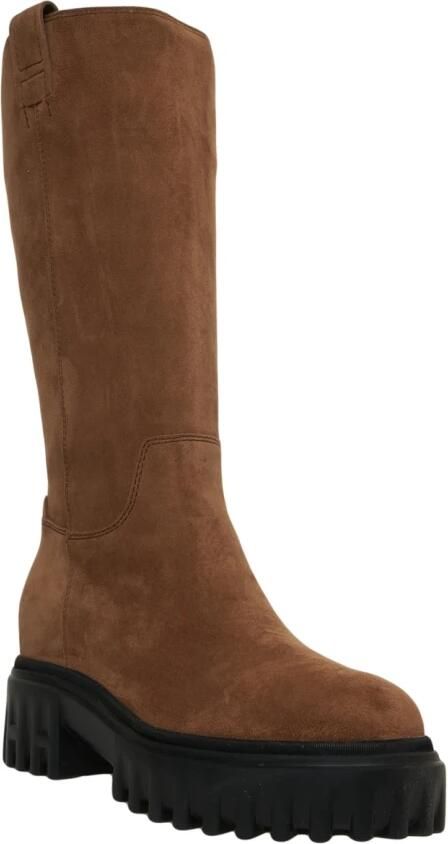 Hogan Stijlvolle enkellaarsjes in bruin