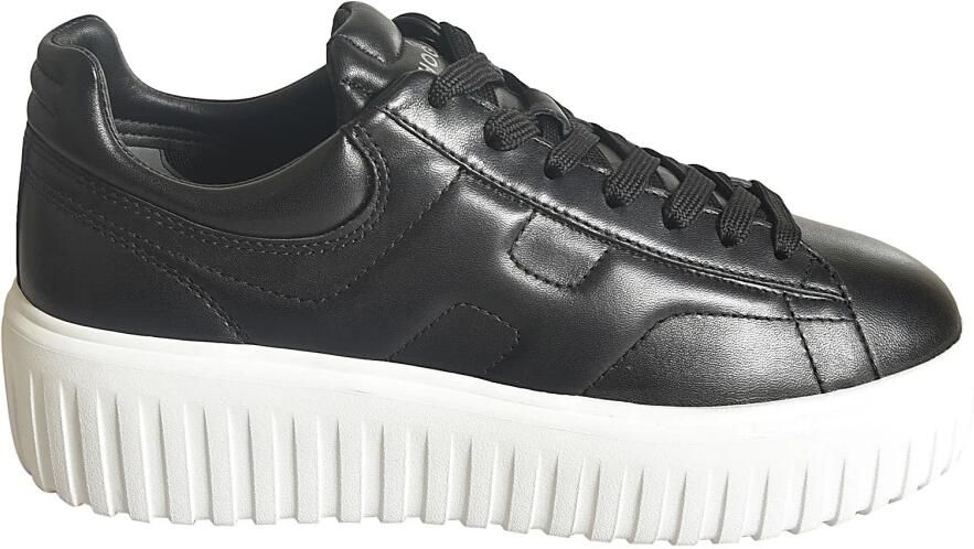 Hogan Strepen Leren Sneakers Wit